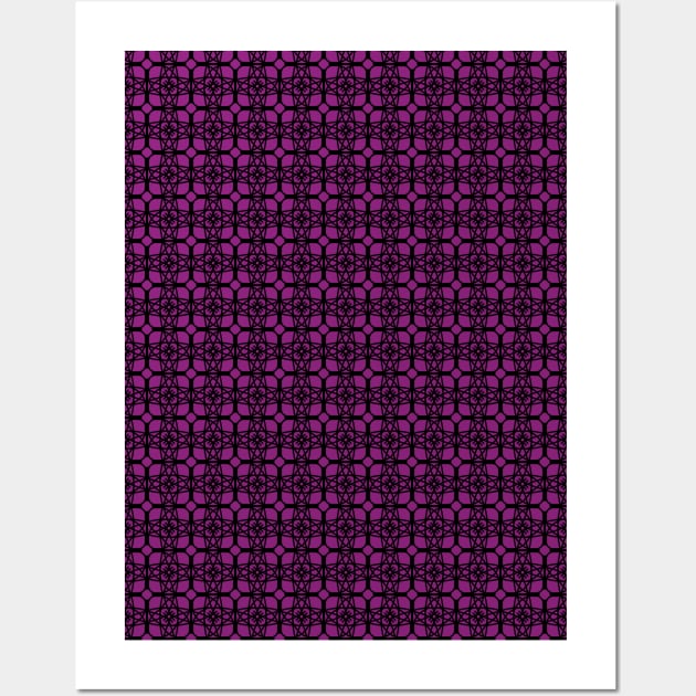 Black and Purple Fishnets Wall Art by AmyMinori